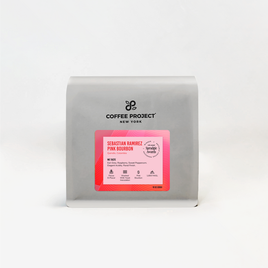 Colombia Sebastian Ramirez Pink Bourbon 10 oz bag from Coffee Project NY