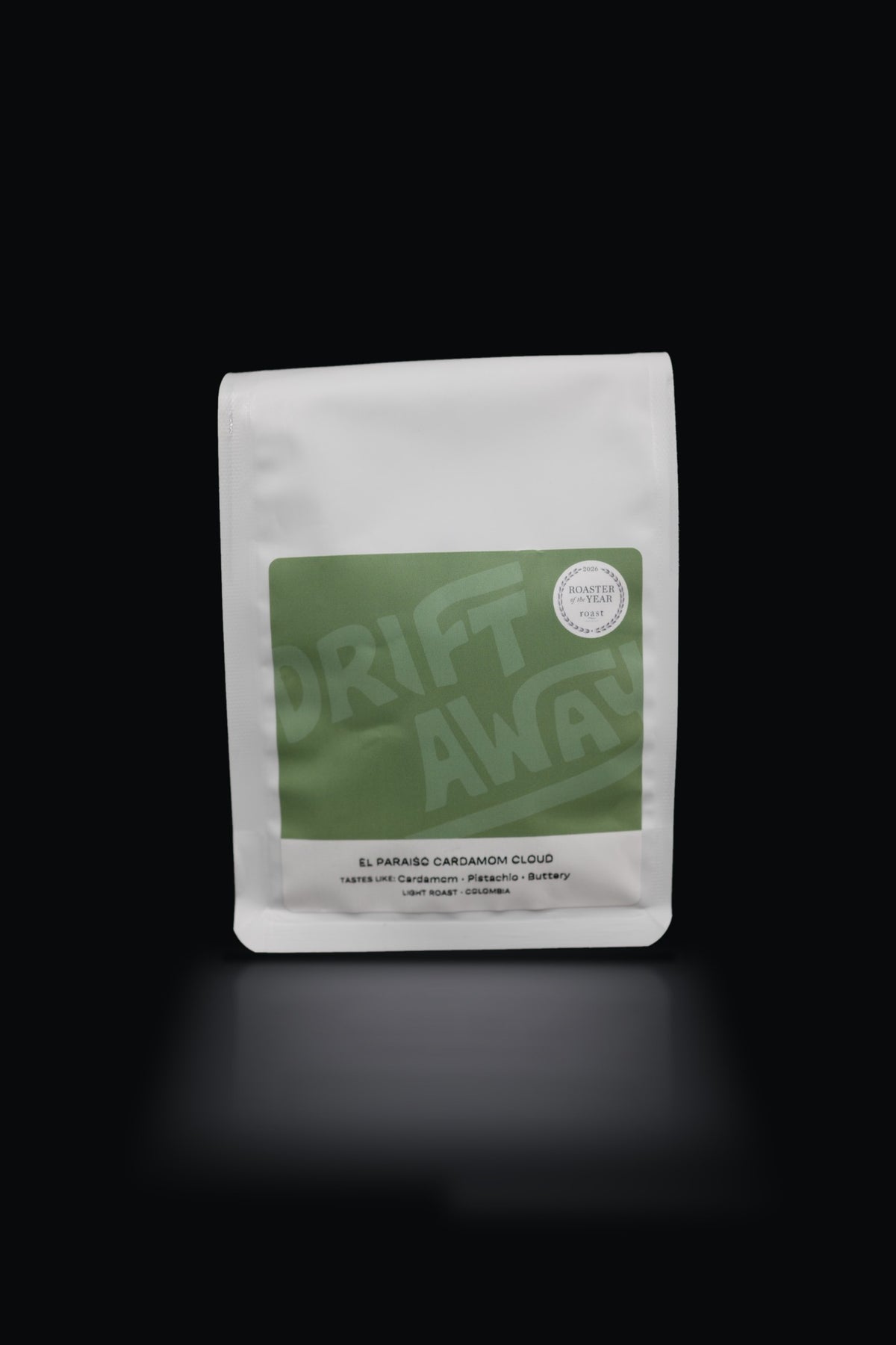 El Paraiso Cardamom Cloud 12 oz bag from Driftaway Coffee